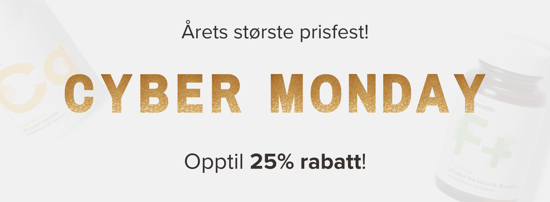 Cyber Monday – Årets største prisfest! Cyber Monday – Årets største prisfest!