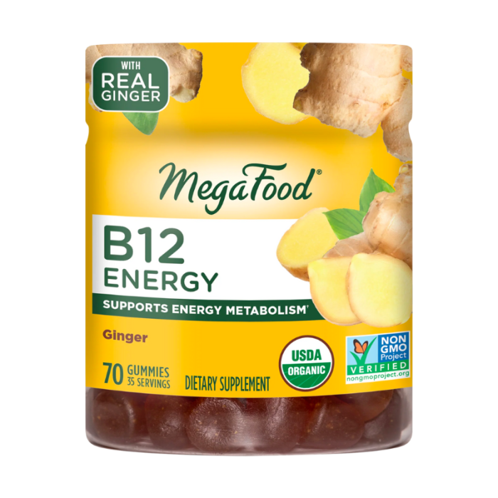 B12 Energy Gummies Ginger Greatlife