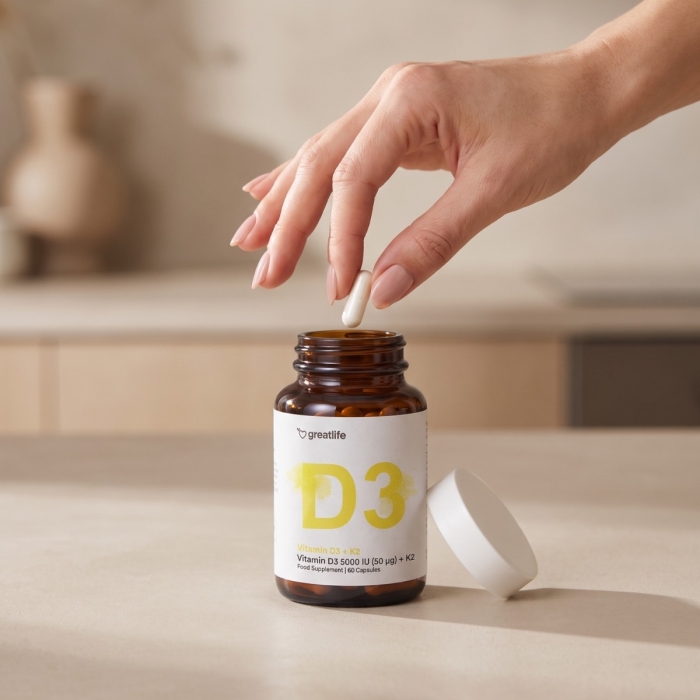 Vitamin D3 2000 IU + K2 MK7