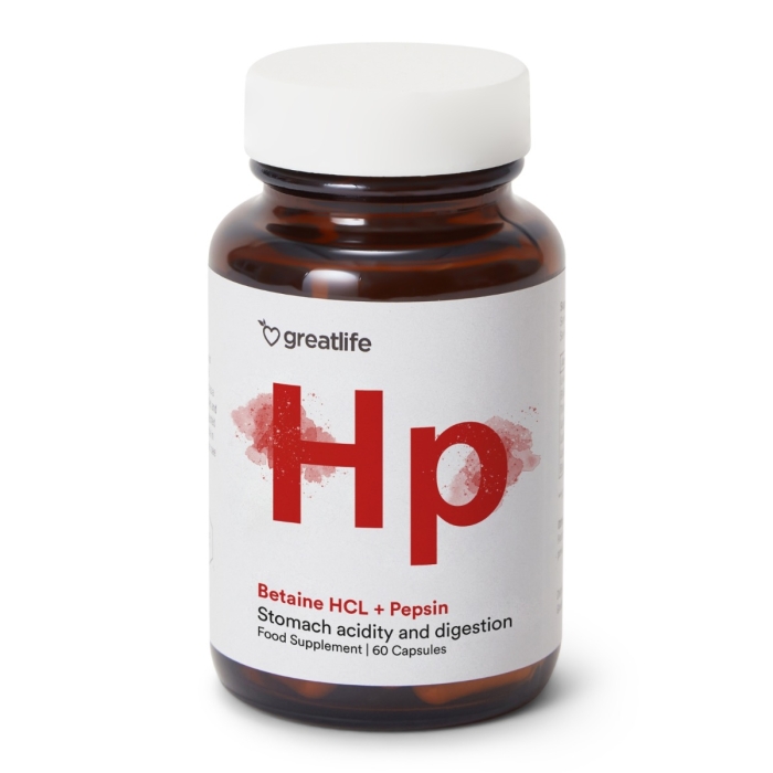 Betain HCL Støtte for fordøyelsen (Saltsyre-støtte)