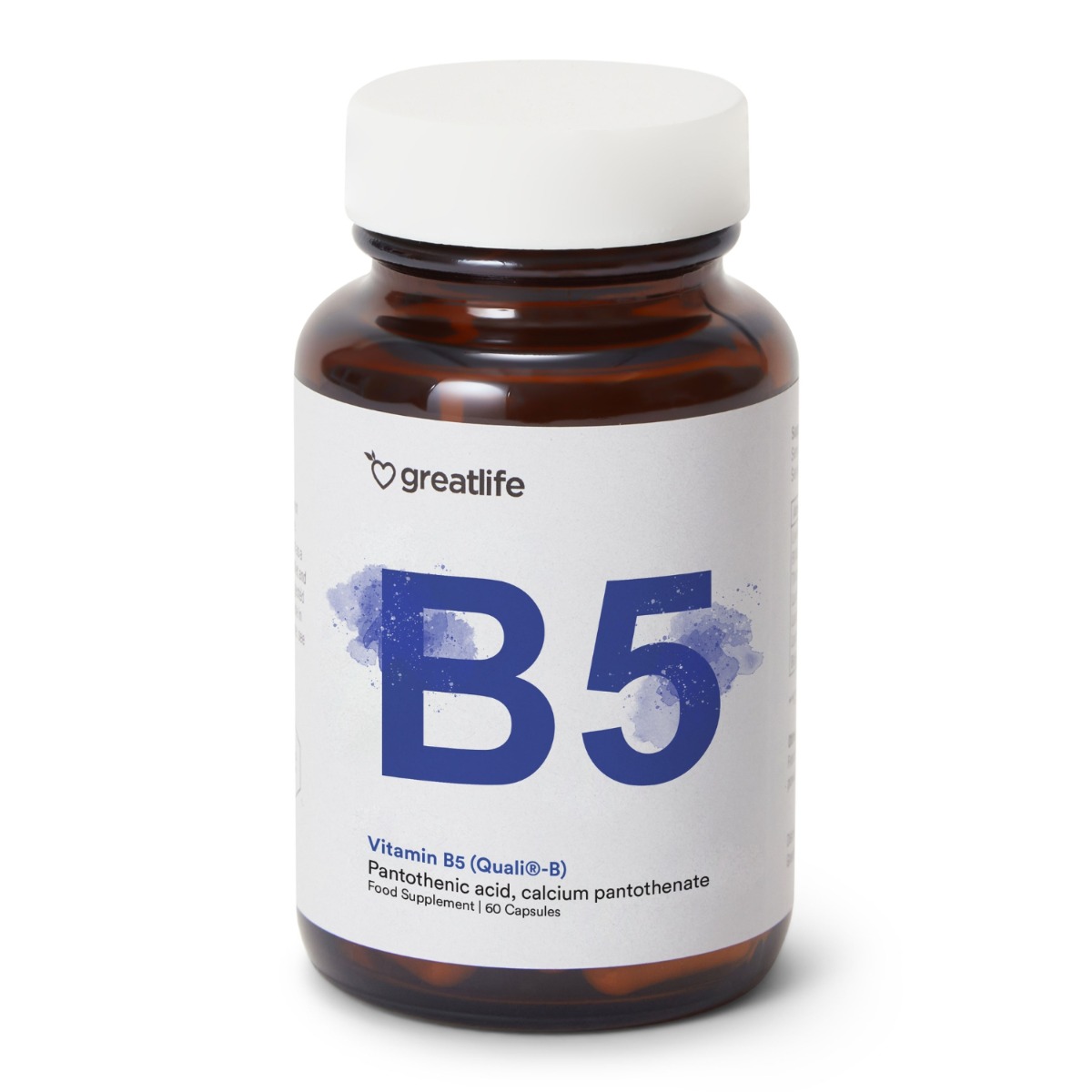Greatlife Vitamin B5 (Quali -B) 60 kapsler